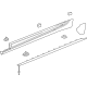 GM 84827957 Molding Kit, Rkr Pnl *Serv Primer