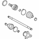 GM 94560855 Front Driver Side Half, Shaft Assembly