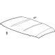 GM 84762270 Window Assembly, Rf Lift Off