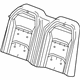 GM 84172651 Pad, Rear Seat Back