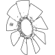 GM 84012677 Blade Assembly, Fan