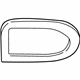 GM 12482399 Mirror,Outside Rear View (Reflector Glass Only)