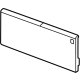 GM 42825711 DOOR-QTR STOW PKT *JET BLACK