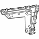 GM 84133961 Bracket, Front Bumper Fascia Headlamp Opening