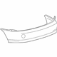 GM 12335352 Rear Bumper Silver