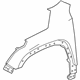 GM 84139849 Fender, Front