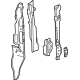 GM 84515857 Pillar Assembly, Pubx S/Pnl Rr Inr