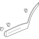 GM 42810357 MOLDING ASM-RR S/D LWR