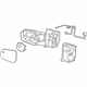 GM 23406466 Mirror Assembly, Outside Rear View W/O Cover