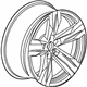 GM 22798741 Wheel Rim,Front