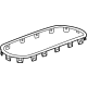 GM 85557945 PLATE-F/FLR CNSL CUP HLDR OPG TR *GALVANO SILVV