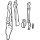 GM 84515855 Pillar Assembly, Pubx S/Pnl Rr Inr