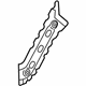 GM 22900094 Reinforcement, Front End Sheet Metal Diagram Brace