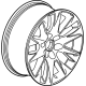 GM 84570309 Wheel Rim, Frt & Rr