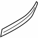 GM 10358766 Rear Molding, Outer Driver Side GM 10358766 Rear Molding, Outer Driver Side