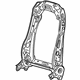 GM 84301092 Frame Assembly, F/Seat Bk