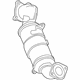 GM 12674065 Warm Up 3Way Catalytic Convertor Assembly