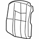 GM 88994770 Seat Back Pad GM 88994770 Seat Back Pad