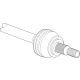 GM 85639250 SHAFT ASM-FRT WHL DRV HALF