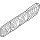 GM 84740917 Plate Assembly, L/Gate Eng Na *Galvano Silvv