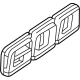 GM 84740919 Plate Assembly, L/Gate Eng Na *Galvano Silvv