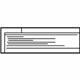 GM 15068215 Label, Inflator Restraint & Multifunction Caution & N