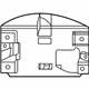 GM 84237374 Bracket Assembly, Side Object Sensing Alert Module