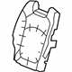 GM 15899653 Seat Back Pad, Rear Driver Side GM 15899653 Seat Back Pad, Rear Driver Side
