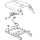 GM 84941852 Armrest Assembly, F/Flr Cnsl *Bittersweet