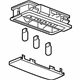 GM 13491512 Lamp Assembly, Center Reading & Courtesy *Jet Black T