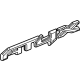 GM 85639483 PLATE ASM-E/GATE TR LVL NA *EX BRT CHROMM