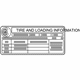 GM 92247608 Label,Tire Pressure