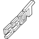 GM 84777193 Plate Assembly, R/Cmpt Lid Eng Na *Silver V