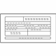 GM 19317605 Label,Vehicle Emission Control Information