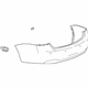 GM 23378124 Rear Bumper, Cover Upper *Service Primer