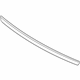 GM 96649383 Handle,Rear Compartment Lid Pull *Chrome