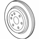 GM 13516726 Rear Brake Rotor (Coated)