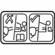 GM 84089673 Label, Fuel Cap Information