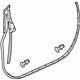 GM 13439473 Weatherstrip Assembly, Front Side Door (Door Side)