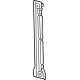 GM 42734525 BRACE-FRT BPR FASCIA SUPT