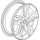 GM 60006717 WHEEL-FRT & RR *HIGH GLOSS B