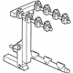 GM 12499172 Hitch-Mounted 4 Bike Bicycle Carrier