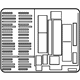 GM 84175379 Label, Rear Body Fuse Block